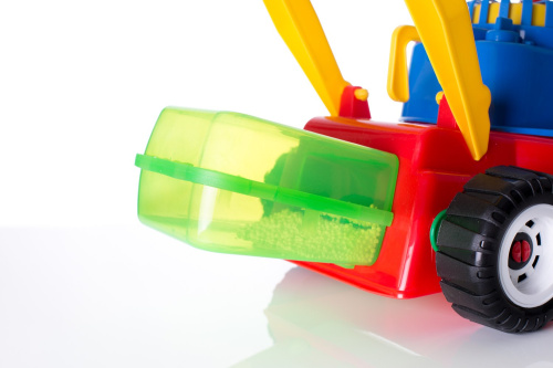 kolorowa kosiarka zabawka dla dzieci